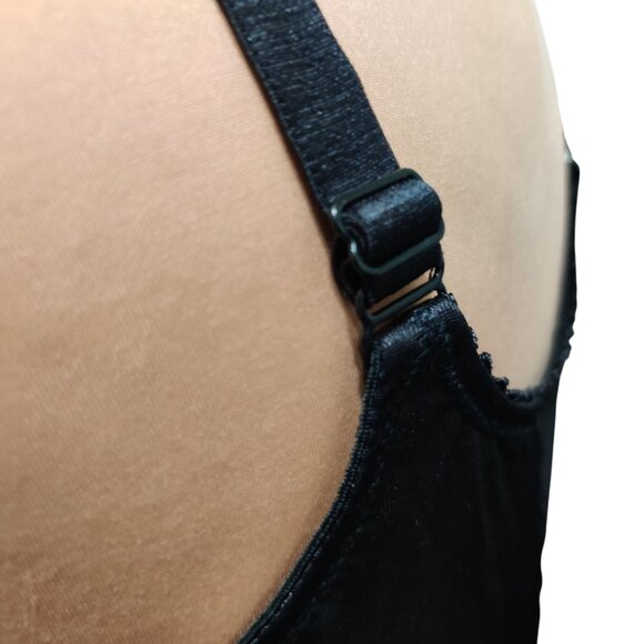 Ruby Ribbon 44 Womens Shapewear Tank Top Black Cami Bra 3012 Full Support Base - Picture 9 of 12